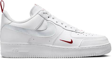 nike air force 1 low red mini swoosh|Nike Air Force 1 colors.